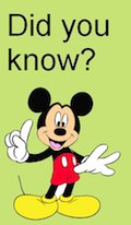 Mickey - Did you know?