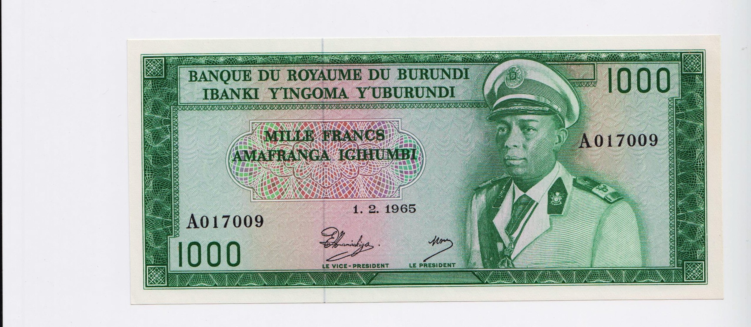 1000 Francs UNC Banknote