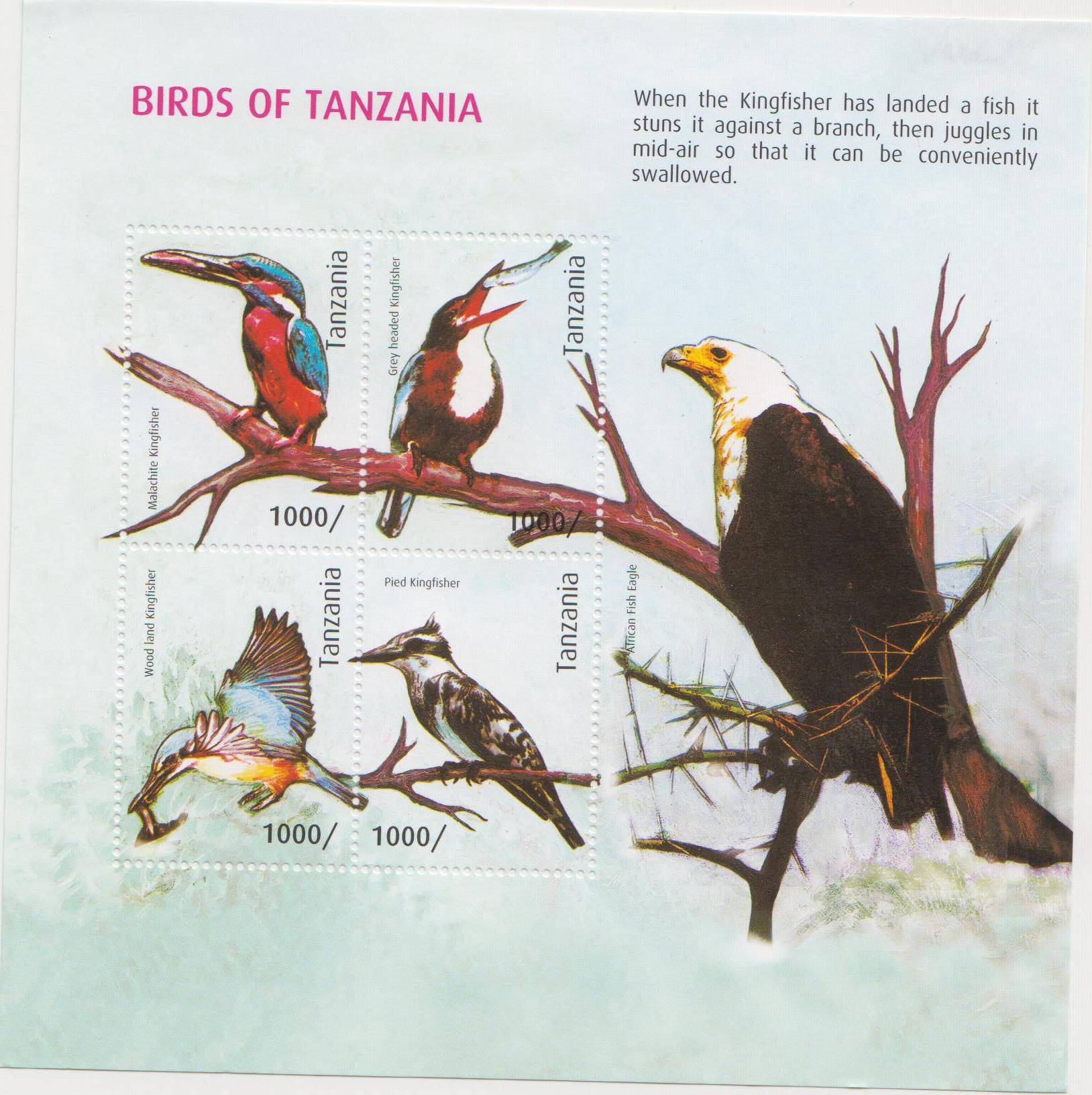 Birds of Tanzania - Weavers Stamp Set