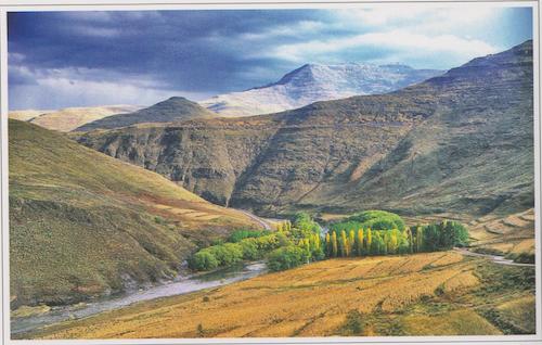 Mountain River Scene