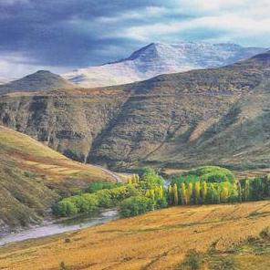 Mountain River Scene