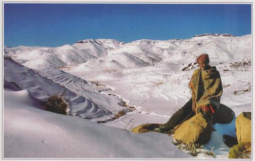 Mountain Snow Scene