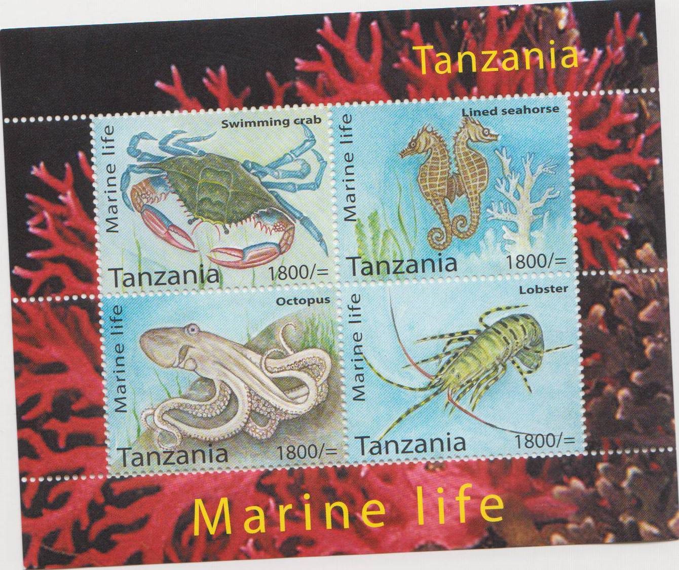 Marine Life Stamp Set