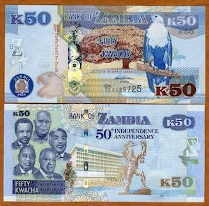 50 Kwacha UNC Banknote
