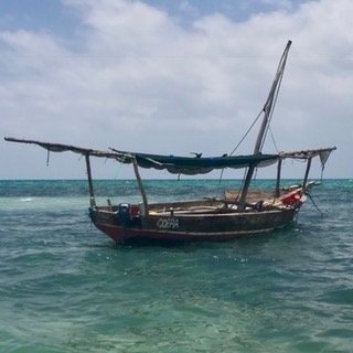 Single Boat in Zanzibar